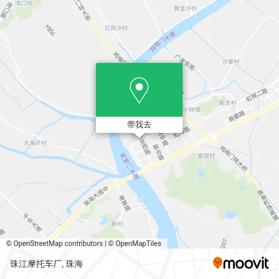 珠江摩托车厂地图