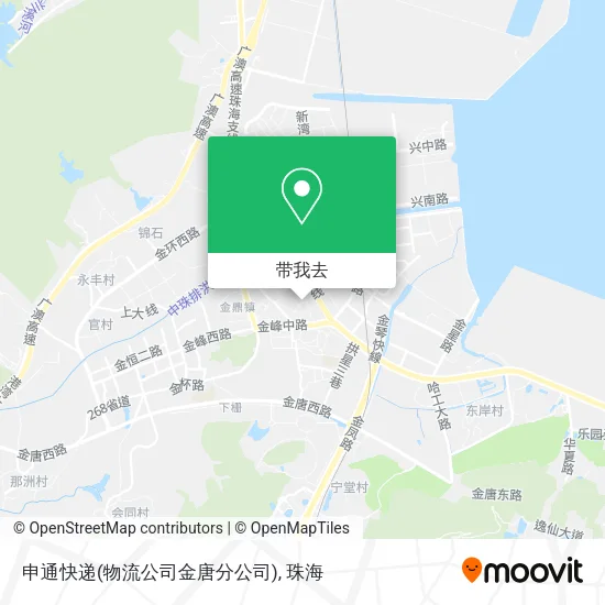 申通快递(物流公司金唐分公司)地图