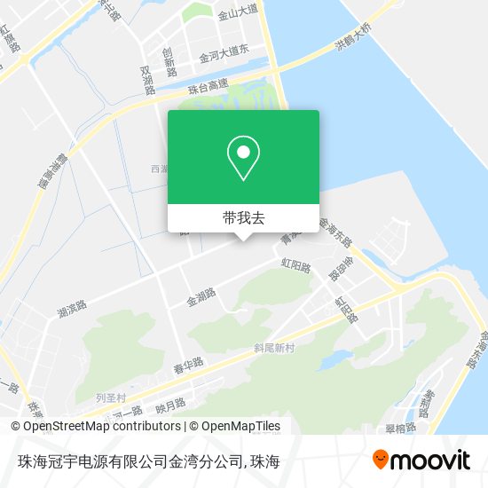 珠海冠宇电源有限公司金湾分公司地图