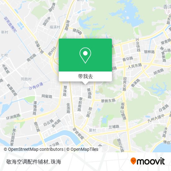 敬海空调配件辅材地图