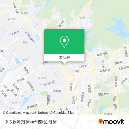 京东物流(珠海梅华西站)地图