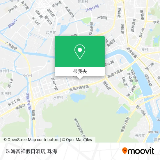 珠海富祥假日酒店地图