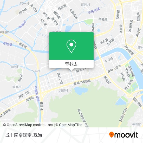 成丰园桌球室地图