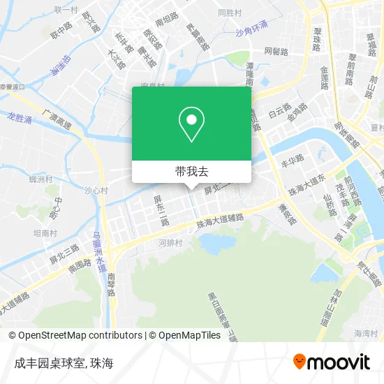 成丰园桌球室地图