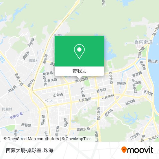 西藏大厦-桌球室地图