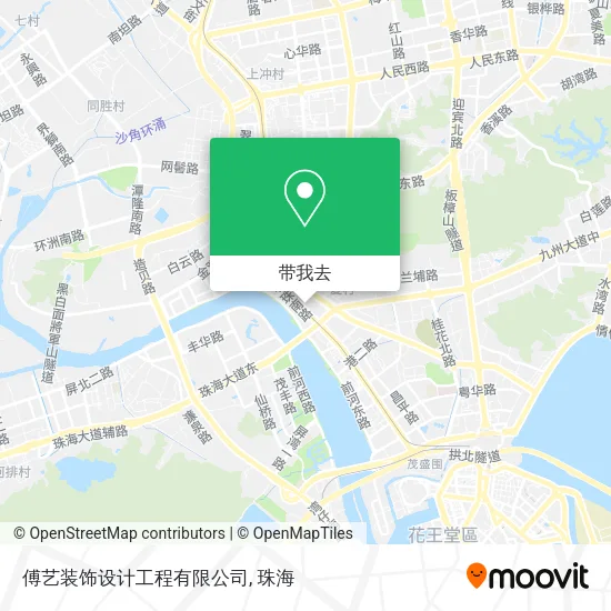 傅艺装饰设计工程有限公司地图