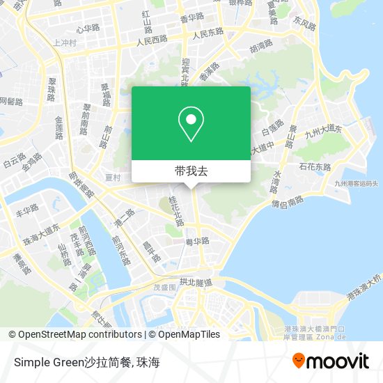 Simple Green沙拉简餐地图