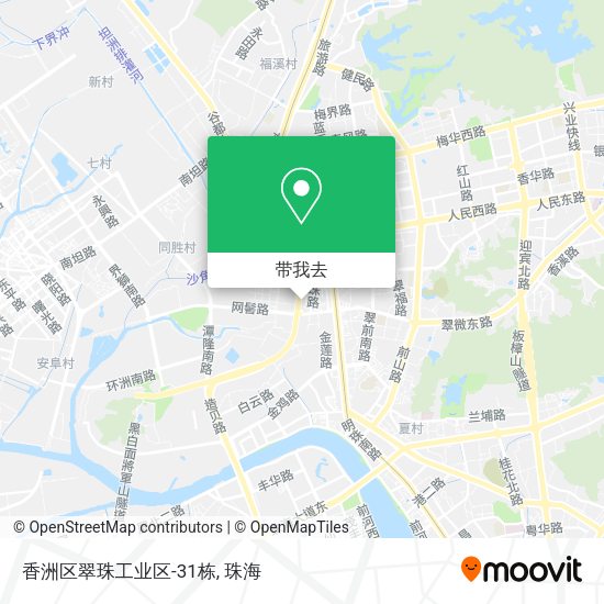 香洲区翠珠工业区-31栋地图