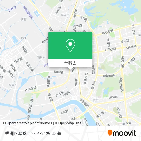 香洲区翠珠工业区-31栋地图