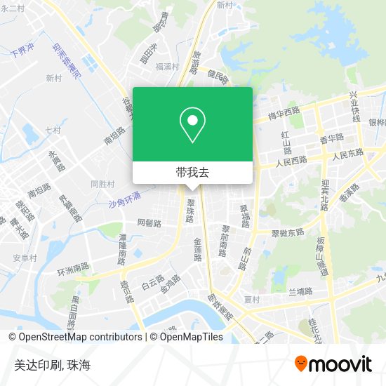 美达印刷地图