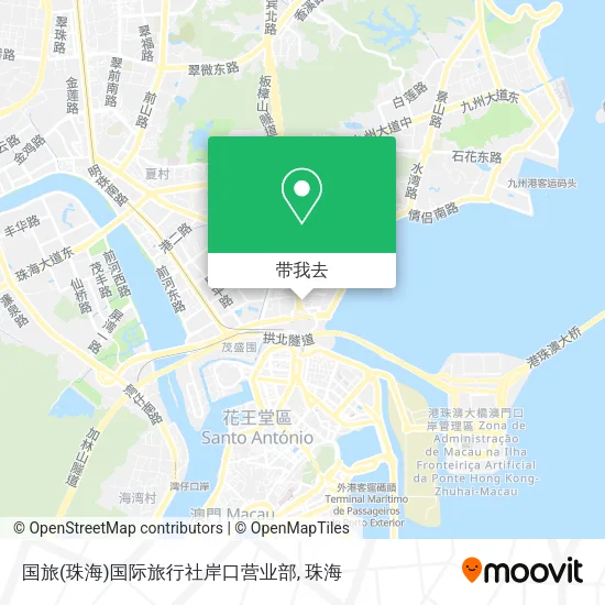 国旅(珠海)国际旅行社岸口营业部地图