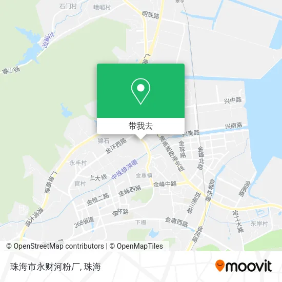 珠海市永财河粉厂地图