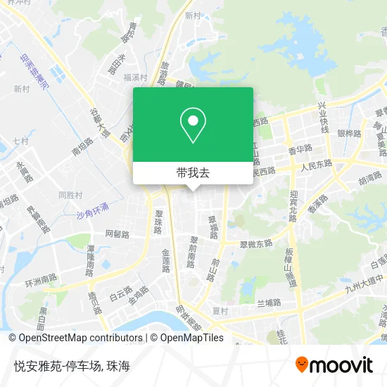 悦安雅苑-停车场地图
