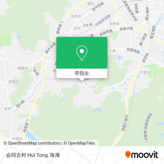会同古村 Hui Tong地图