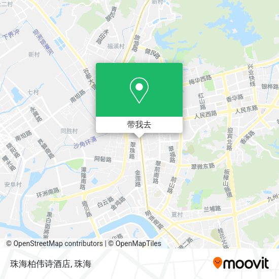 珠海柏伟诗酒店地图