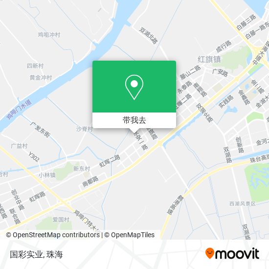 国彩实业地图
