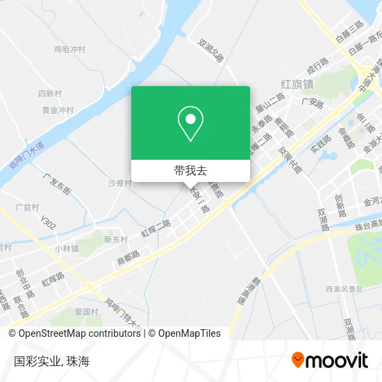 国彩实业地图