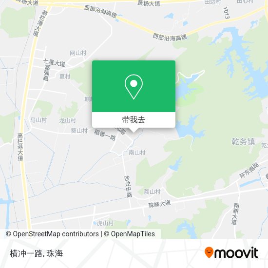 横冲一路地图