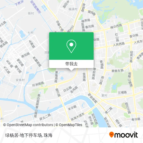 绿杨居-地下停车场地图