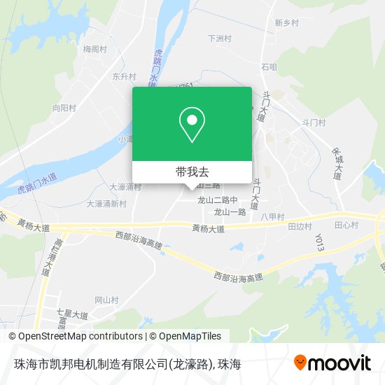 珠海市凯邦电机制造有限公司(龙濠路)地图