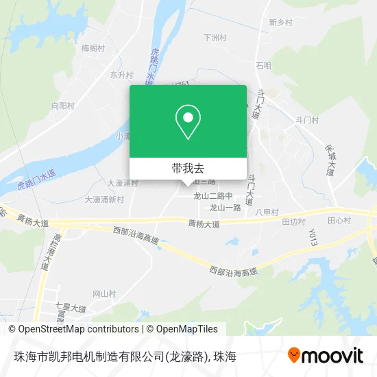 珠海市凯邦电机制造有限公司(龙濠路)地图