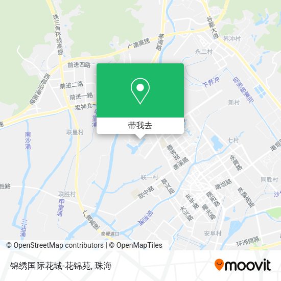 锦绣国际花城-花锦苑地图