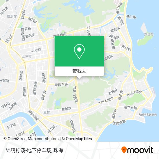 锦绣柠溪-地下停车场地图
