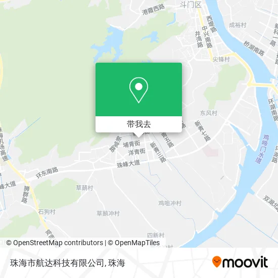珠海市航达科技有限公司地图