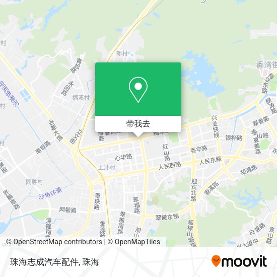 珠海志成汽车配件地图
