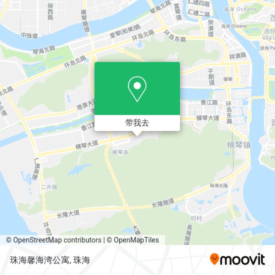 珠海馨海湾公寓地图