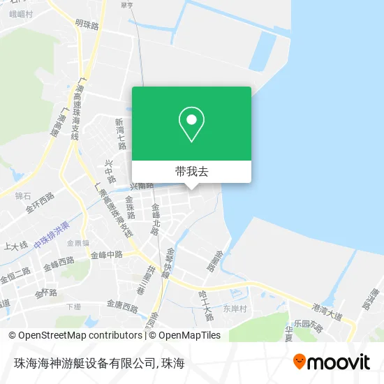 珠海海神游艇设备有限公司地图