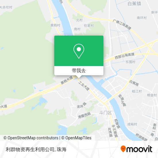 利群物资再生利用公司地图