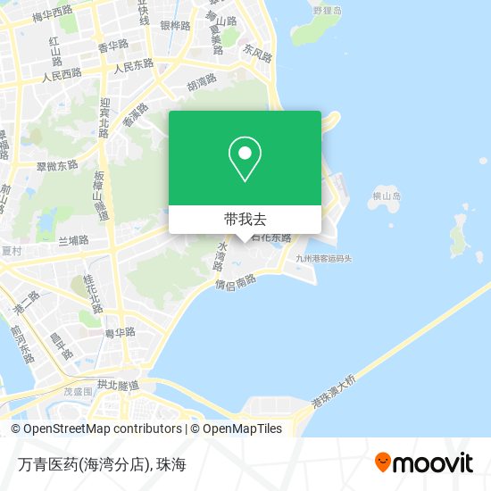 万青医药(海湾分店)地图