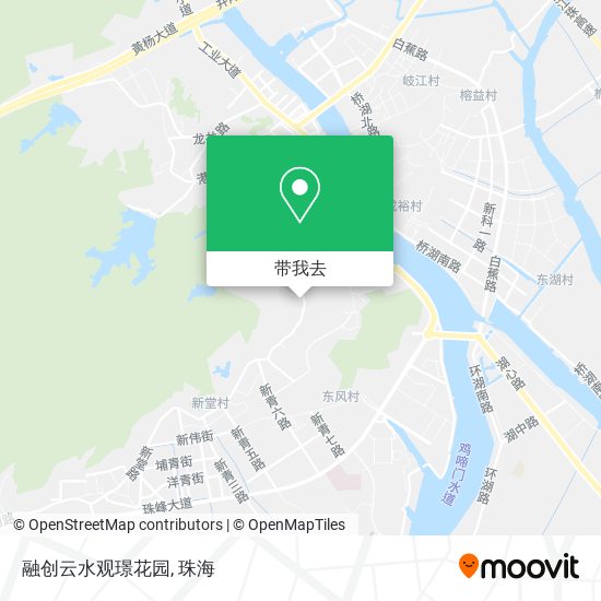 融创云水观璟花园地图
