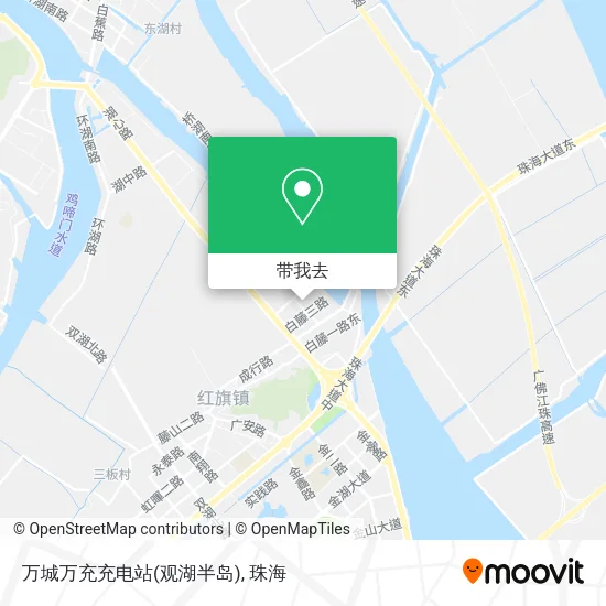 万城万充充电站(观湖半岛)地图