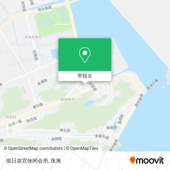 假日皇宫休闲会所地图