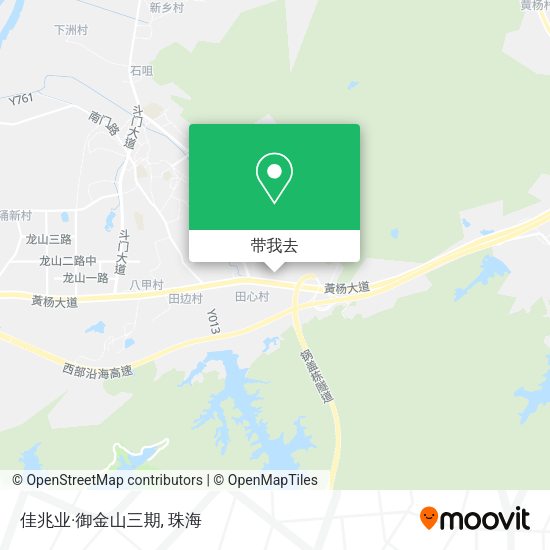 佳兆业·御金山三期地图
