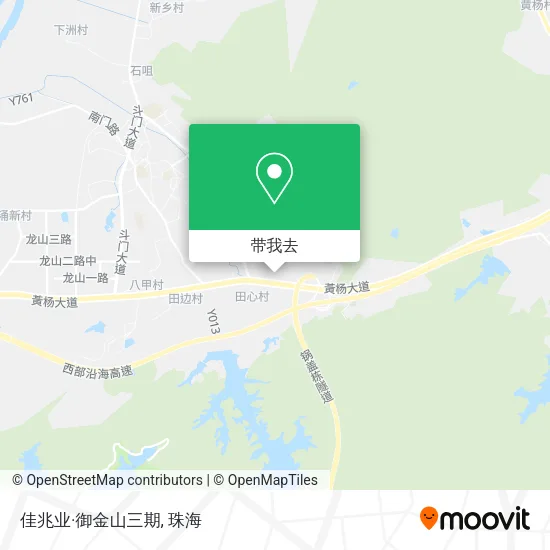 佳兆业·御金山三期地图