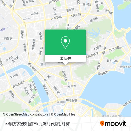 华润万家便利超市(九洲时代店)地图