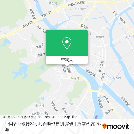 中国农业银行24小时自助银行(井岸镇中兴南路店)地图