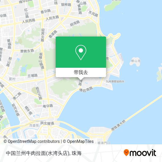 中国兰州牛肉拉面(水湾头店)地图