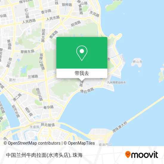 中国兰州牛肉拉面(水湾头店)地图