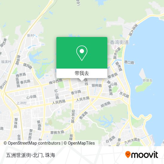 五洲世派街-北门地图