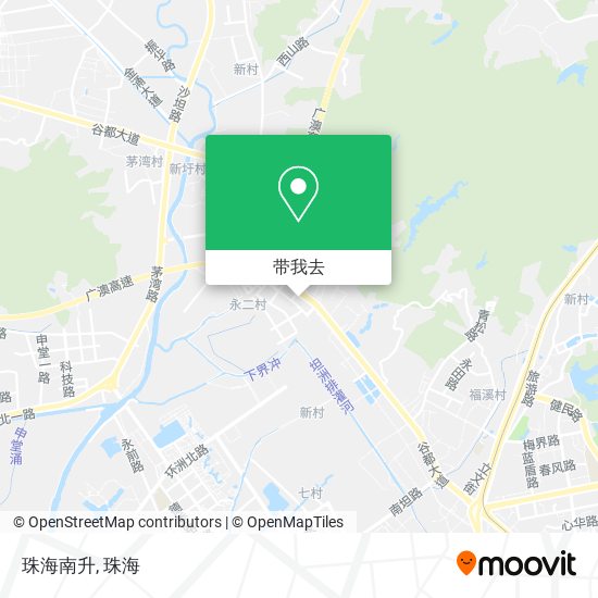 珠海南升地图