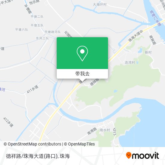德祥路/珠海大道(路口)地图