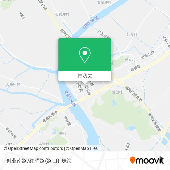 创业南路/红晖路(路口)地图