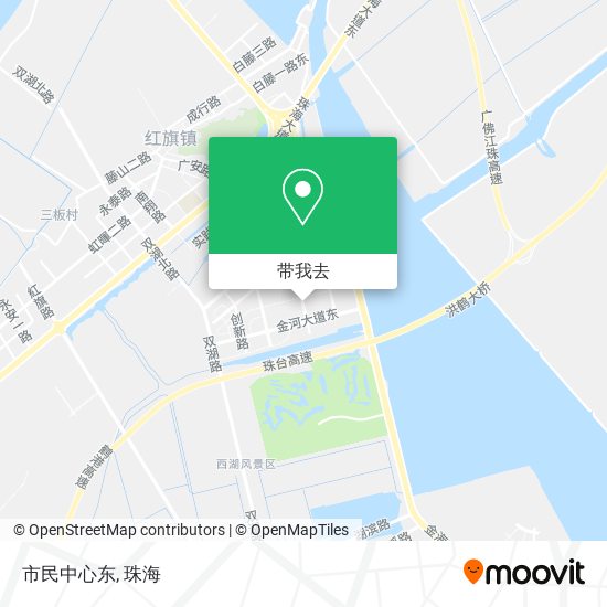 市民中心东地图
