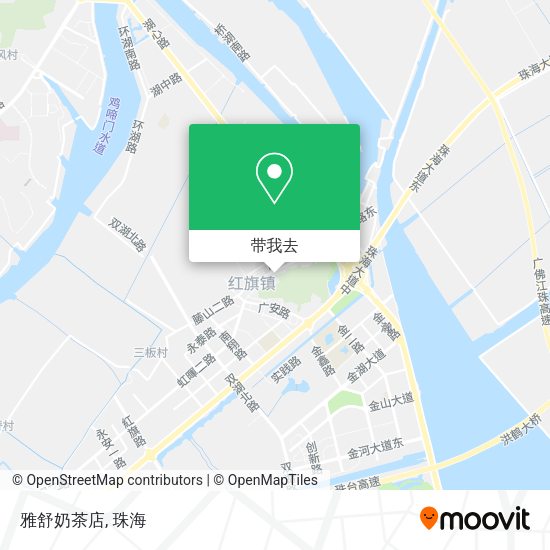 雅舒奶茶店地图