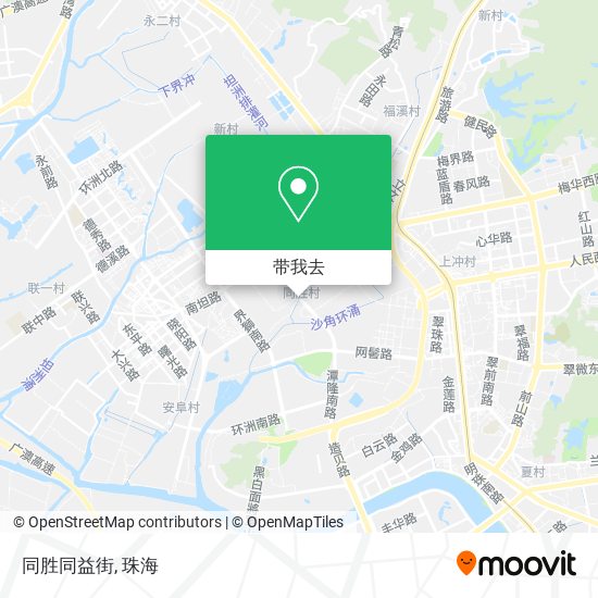 同胜同益街地图