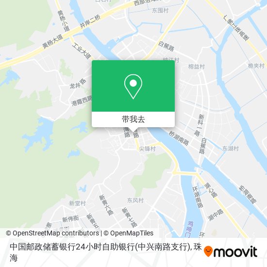 中国邮政储蓄银行24小时自助银行(中兴南路支行)地图